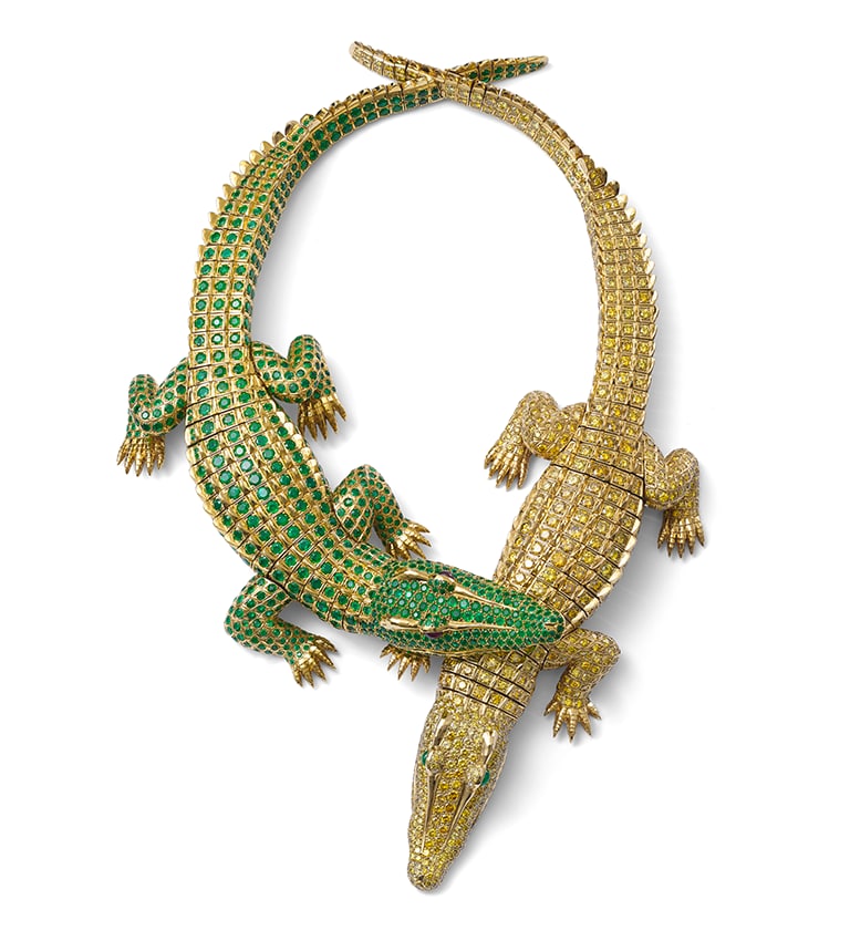 Crocodile necklace